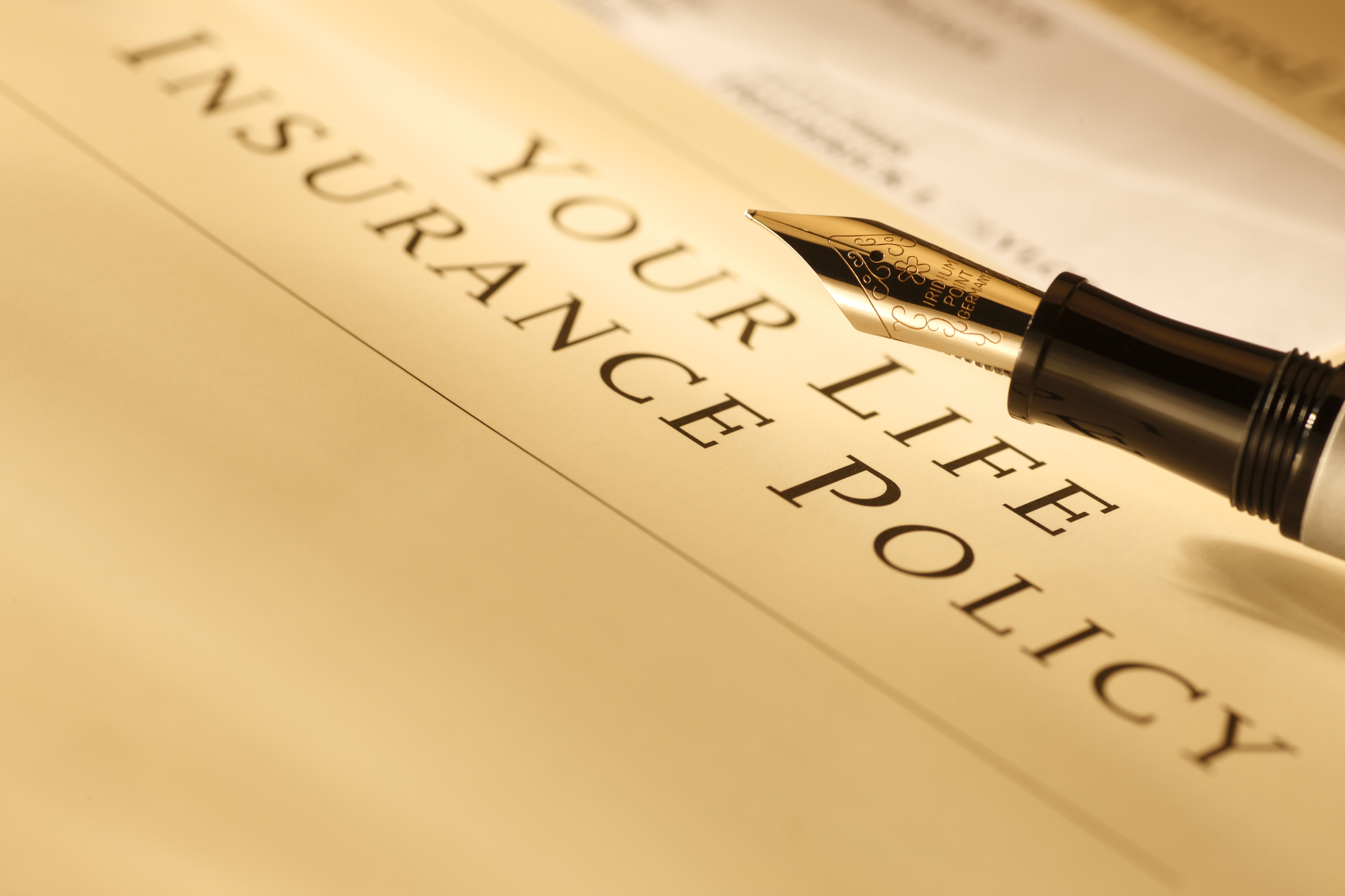 image of life insurance policy